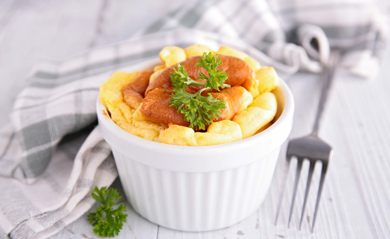 Soffici flan di topinambur