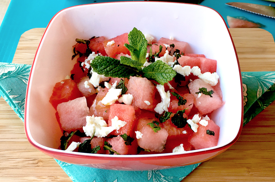 Salata od lubenice i feta sira