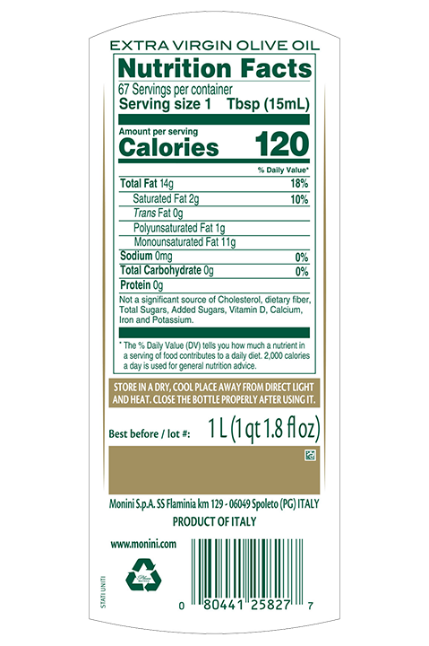 Monini GranFruttato 100% Italian